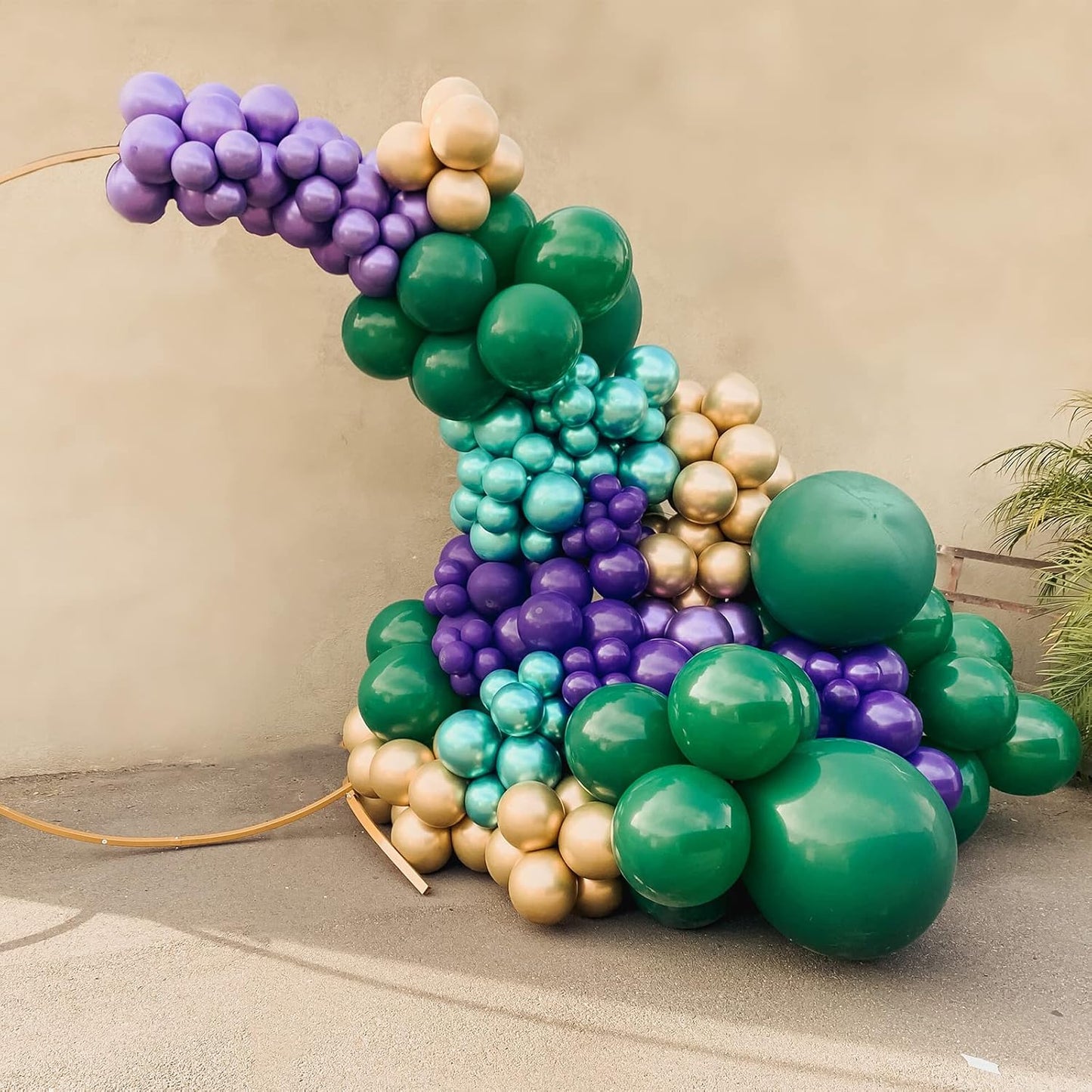 130pcs Dark Green Balloons Different Sizes 18" 12" 10" 5" Hunter Green Balloons for Birthday Dinosaur Baby Shower St. Patrick's Day Summer Jungle Forest Safari Party Decorations