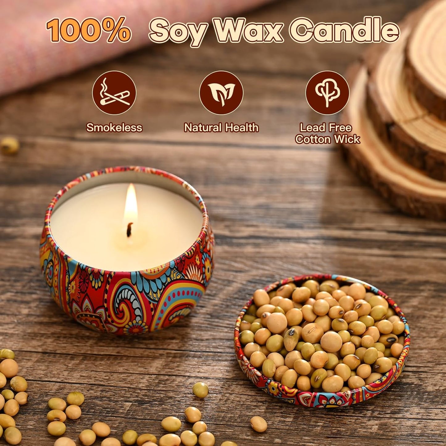 Scented Candles Gift Set, 12 Pack Candle for Home Scented, Candles Clearance with Gift Box, Aromatherapy Non Toxic Candle for Men, Women, Friends Birthday, Mother's Day