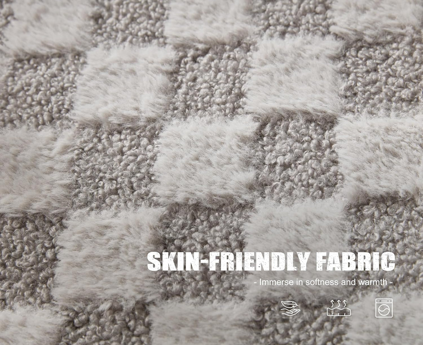 Modular Sectional Sofa 3-Seater Modular Couch with Deep Seat Memory Foam Cloud Chair with Pillows Oversized Sectional Sofa for Living Room Bedroom (Plush Grey, 3-Seater)