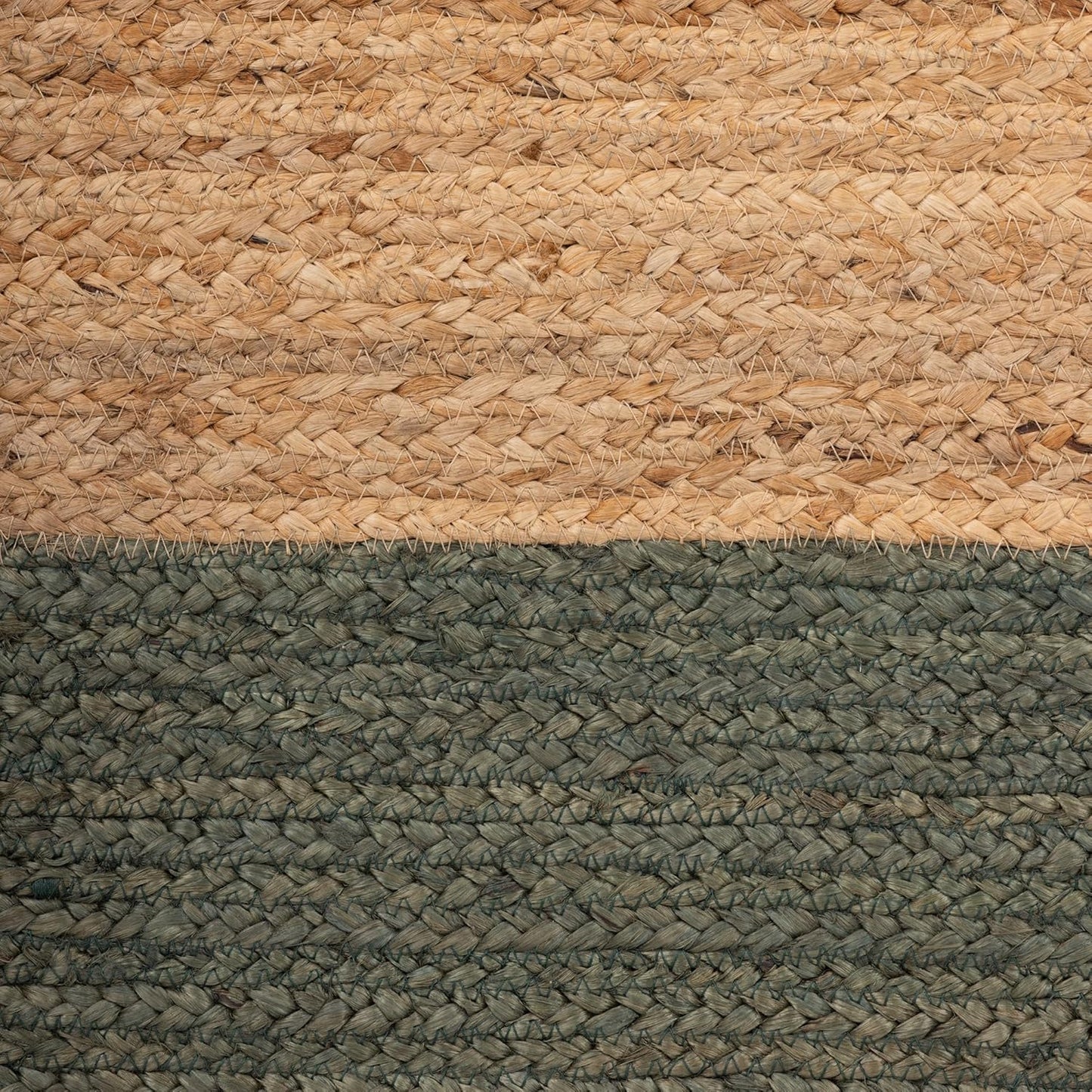 REDEARTH · Cube Pouf Foot Stool Ottoman - Jute Braided Pouffe Poof Accent Sitting Footrest for The Living Room, Bedroom, Nursery, Patio, Lounge & Other Rooms (14.5”x14.5”x16”; Natural Olive)