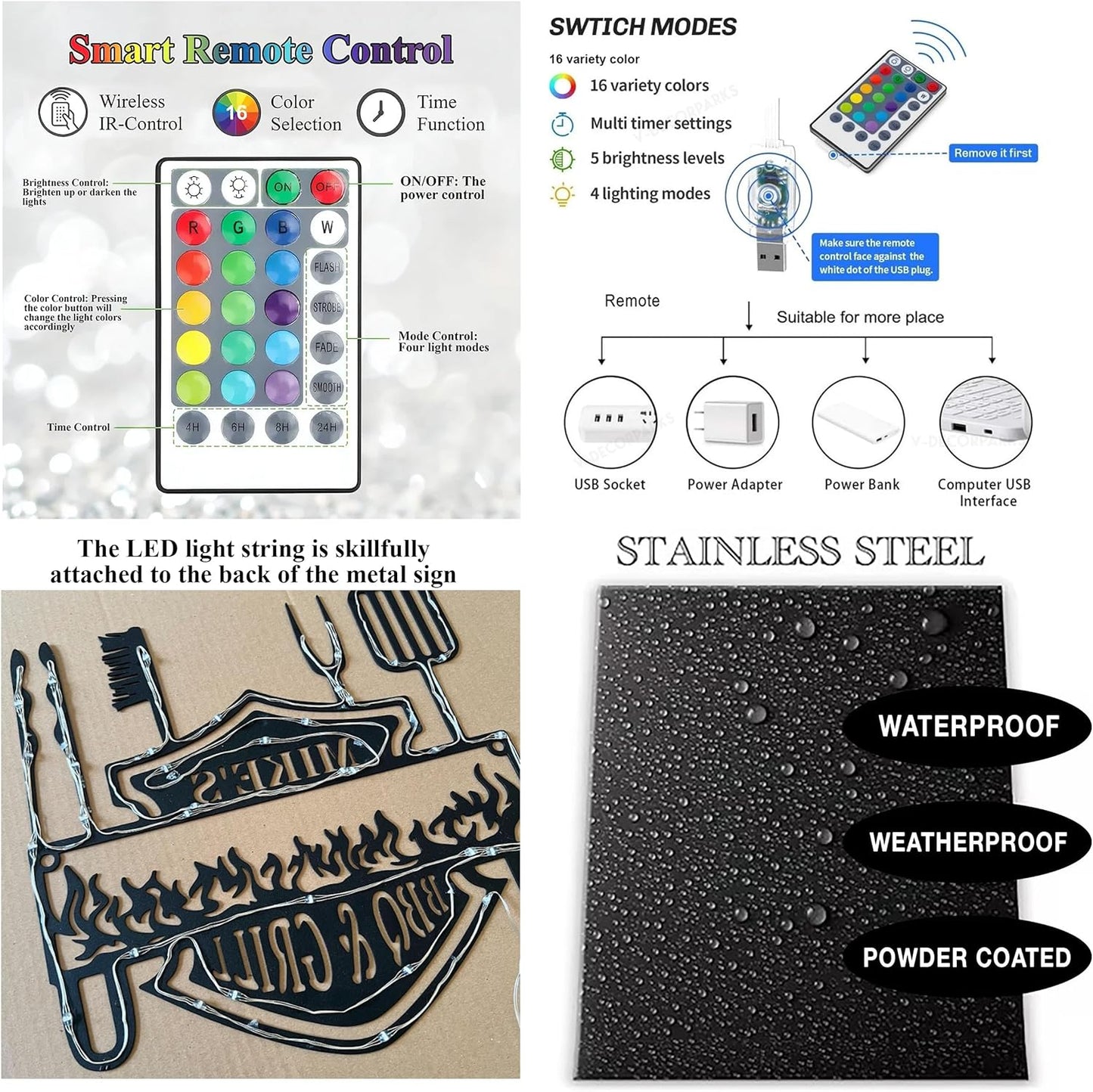 Hockey LED Metal Wall Art – Sports Custom Name Sign Light Up with Helmet and Sticks, Ice Hockey Room Decor for Players, Fans, Coaches