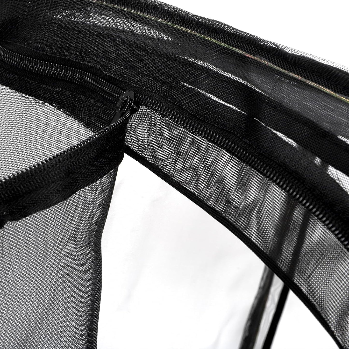 Kingrol 30-Inch Butterfly Habitat Cage, Large Pop-Up Mesh Terrarium with Zipper Opening, Portable & Collapsible Insect Enclosure for Caterpillars & Monarch Butterflies